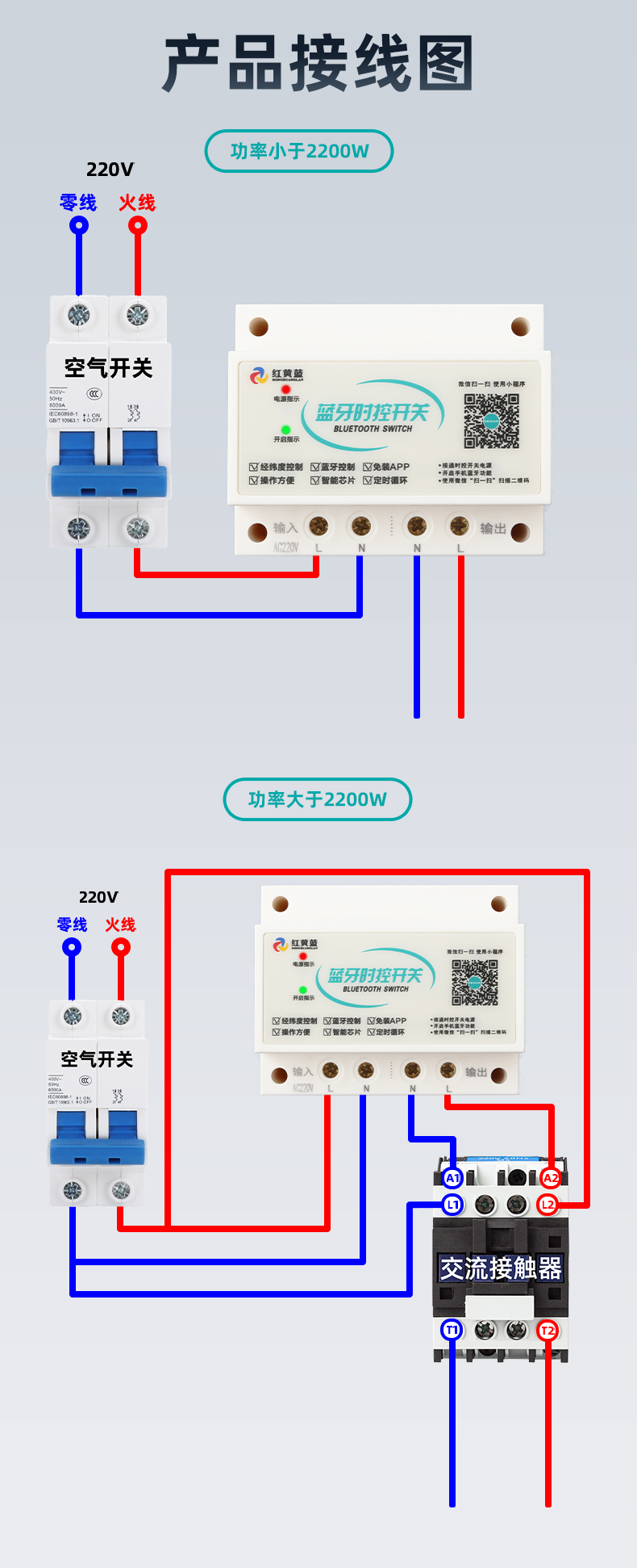 經(jīng)緯度時控開關怎么接線